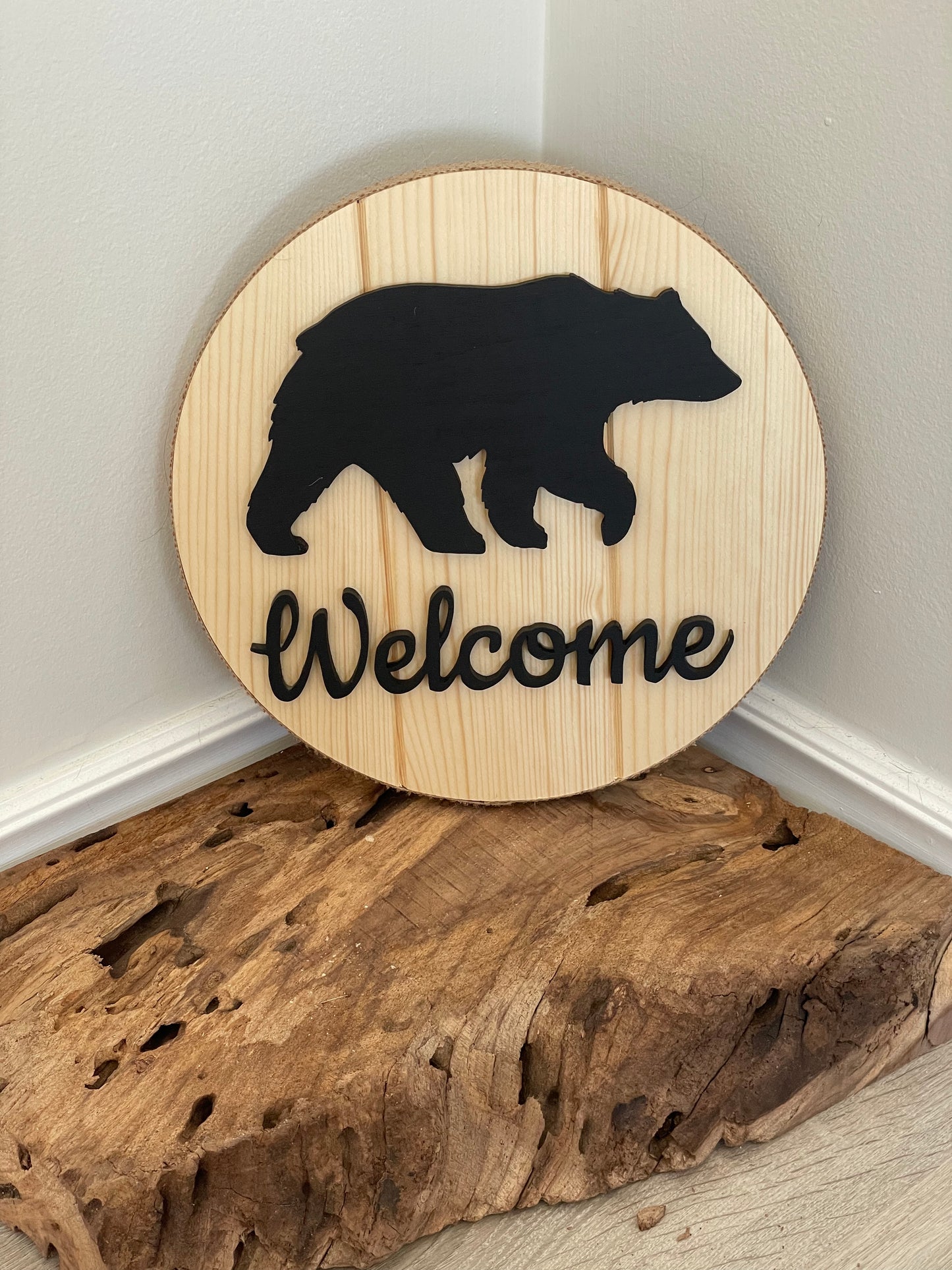 Bear Welcome Sign