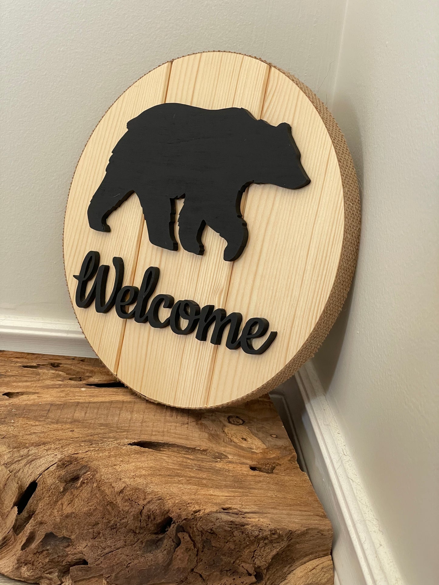 Bear Welcome Sign