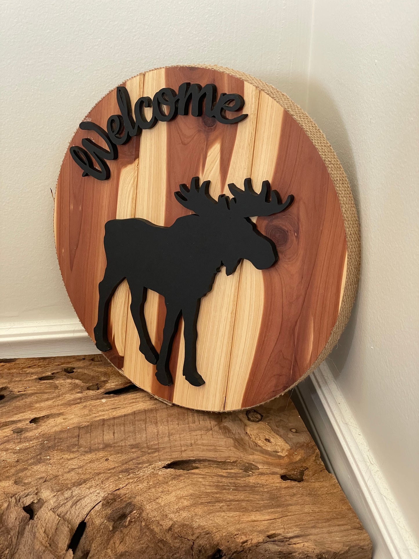 Moose Welcome Sign