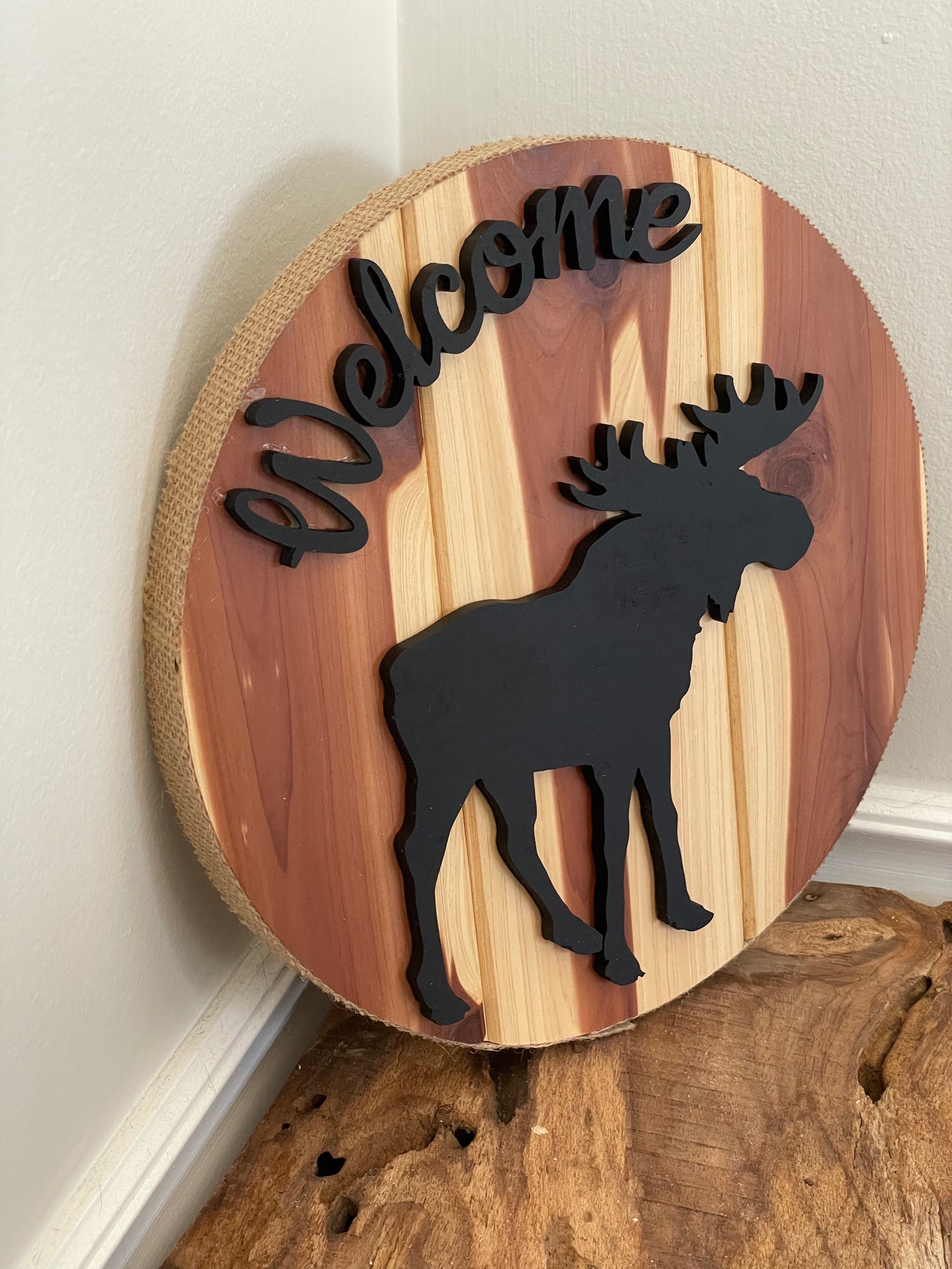 Moose Welcome Sign