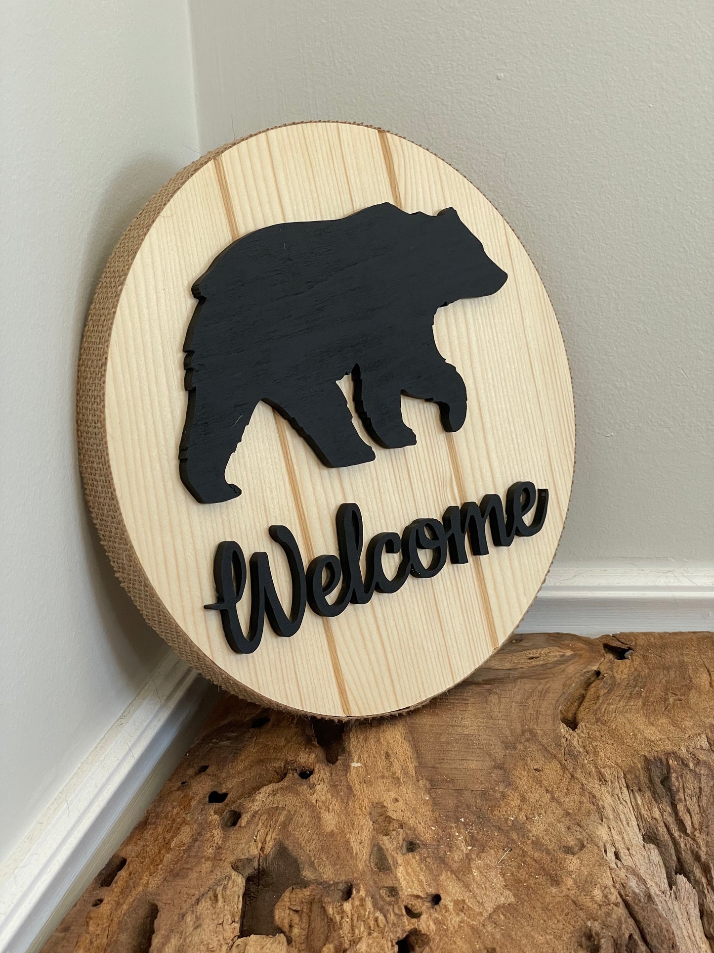 Bear Welcome Sign